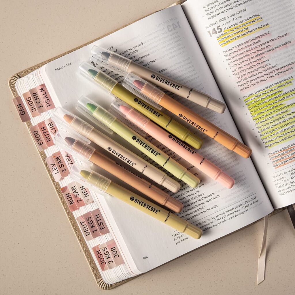 Bible Highlighters Christmas Gift ideas