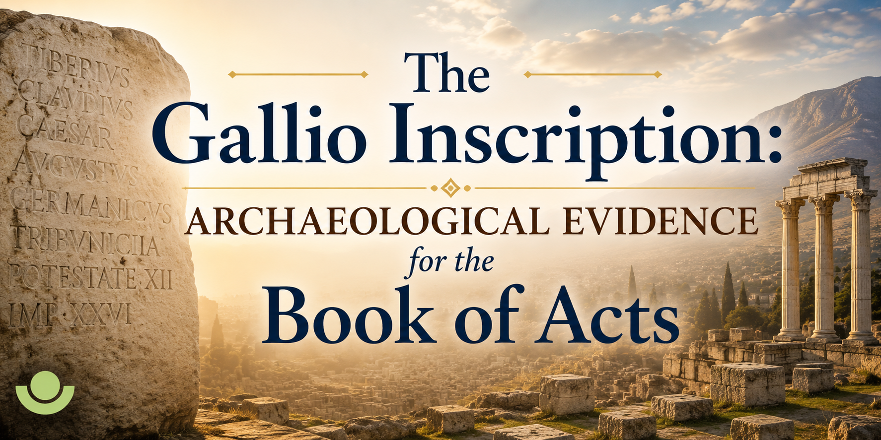 The Gallio Inscription The Gallio Inscription - Archaeological evidence for the book of Acts in the Bible
